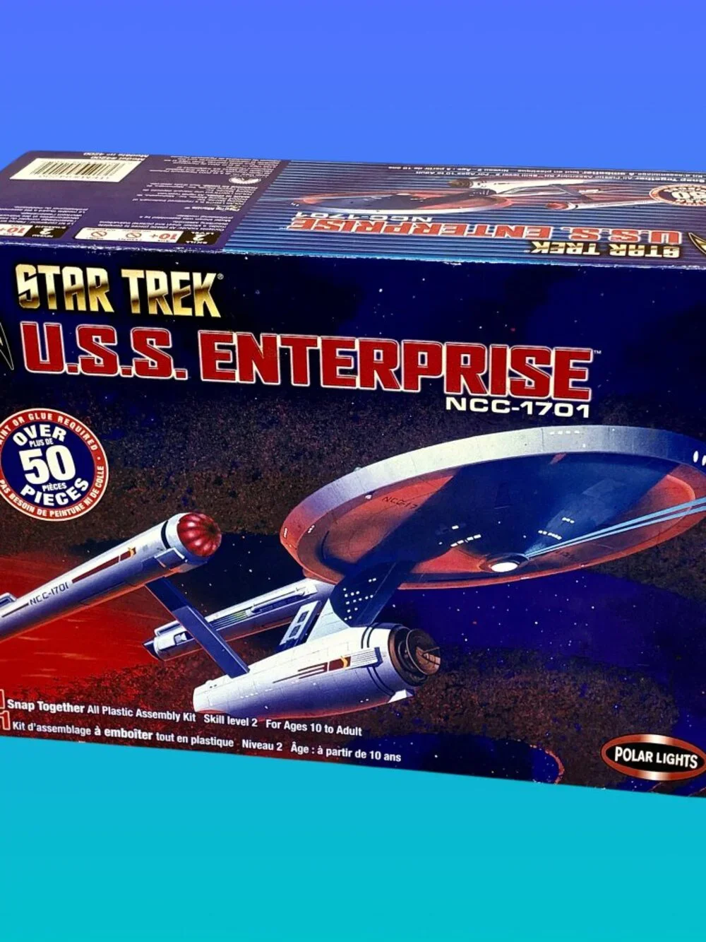 Star Trek USS Enterprise NCC-1701 3-in-1 SNAP Together Model Kit Polar Lights